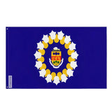 Drapeau Oshawa en plusieurs tailles 100 % polyester Imprimer avec Double ourlet - Pixelforma