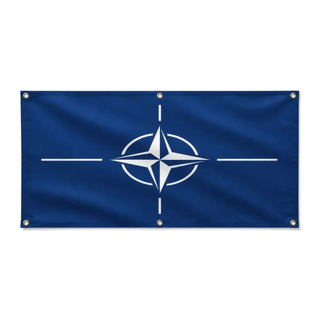 Drapeau otan polyester résistant aux intempéries