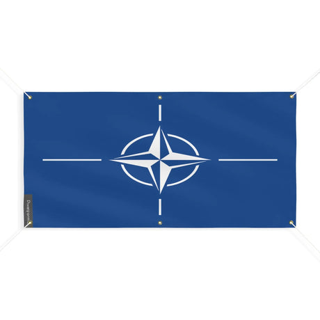 Drapeau otan polyester résistant aux intempéries