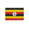 Drapeau de l'Ouganda format S en polyester avec dix œillets
