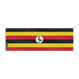Drapeau ouganda polyester résistant à œillets renforcés