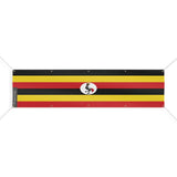 Drapeau ouganda polyester résistant avec 10 œillets