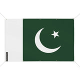 Drapeau pakistan 10 oeillets en plusieurs tailles (s) - pixelforma