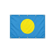 Drapeau des Palaos format S en polyester avec dix œillets