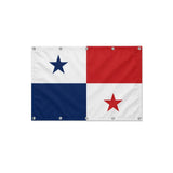 Drapeau du Panama format S en polyester avec dix œillets