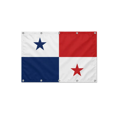 Drapeau du Panama format S en polyester avec dix œillets