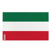 Drapeau patriotes polyester résistant œillets à gauche