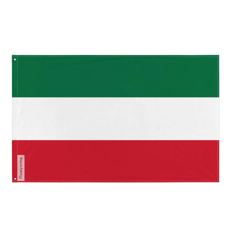 Drapeau patriotes polyester résistant œillets à gauche