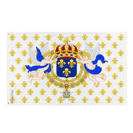 Drapeau Pavillon des navires Louis XIV en plusieurs tailles 100 % polyester Imprimer avec Double ourlet - Pixelforma 