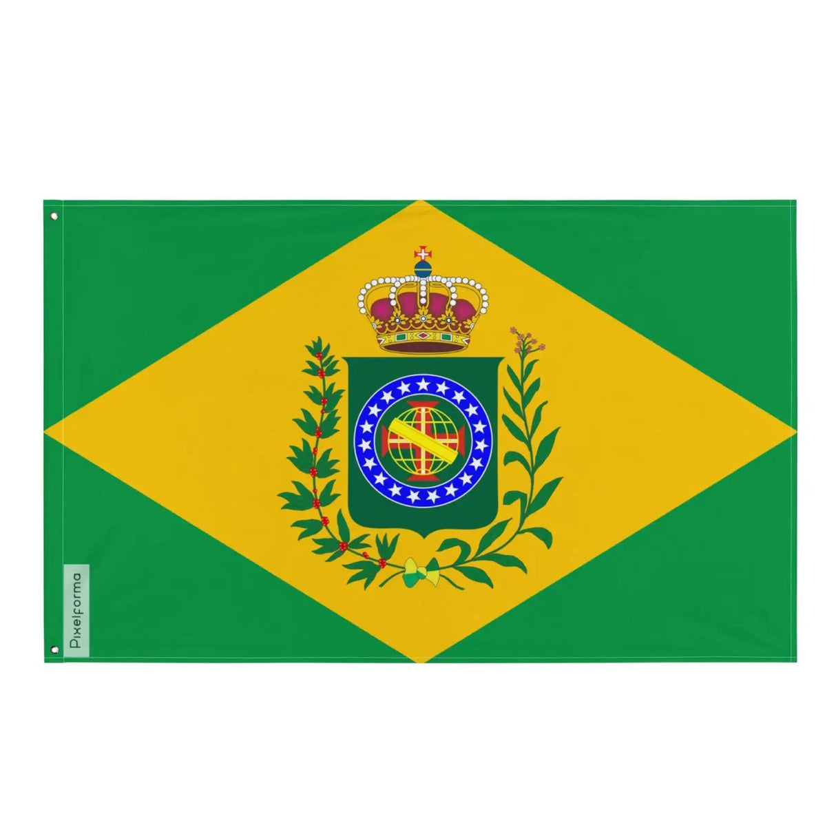 Drapeau pavillon personnel des princes du royaume-uni de portugal brésil et algarves - pixelforma