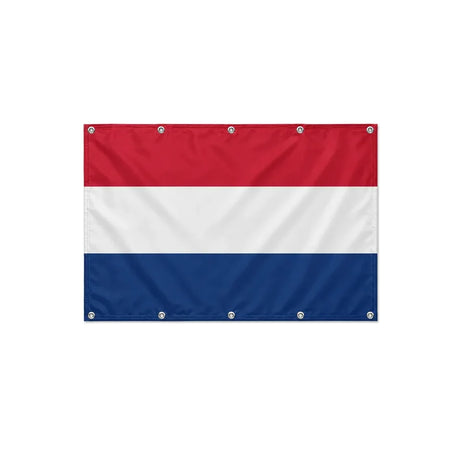 Drapeau des Pays-Bas format S en polyester avec dix œillets