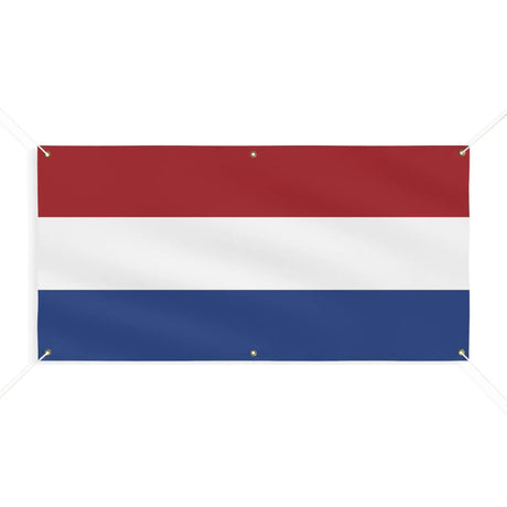 Drapeau pays-bas polyester résistant usage extérieur