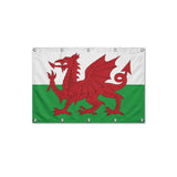 Drapeau Pays de Galles format S en polyester avec dix œillets