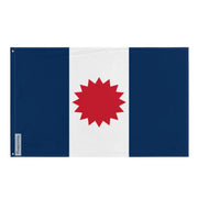 Drapeau pays taï polyester résistant œillets à gauche