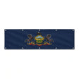 Drapeau de la Pennsylvanie grand format XL en polyester avec dix œillets