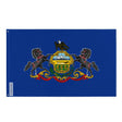 Drapeau pennsylvanie polyester résistant œillets à gauche