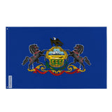 Drapeau pennsylvanie polyester résistant œillets à gauche