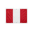 Drapeau du Pérou format S en polyester avec dix œillets