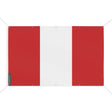 Drapeau pérou en polyester résistant avec œillets renforcés