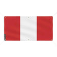 Drapeau pérou polyester résistant aux intempéries
