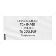 Drapeau personnalisé france polyester avec œillets renforcés