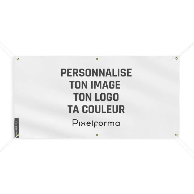 Drapeau personnaliser 6 Oeillets en plusieurs tailles - Pixelforma 