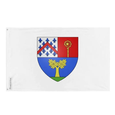 Drapeau plessisville polyester résistant œillets à gauche