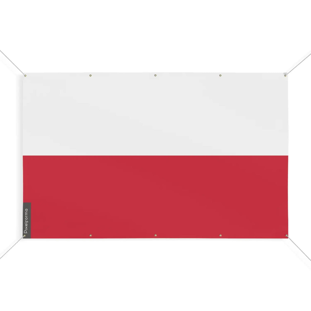 Drapeau pologne 10 oeillets en plusieurs tailles (s) - pixelforma