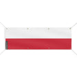 Drapeau pologne en polyester résistant aux intempéries