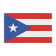 Drapeau porto rico en polyester résistant avec œillets