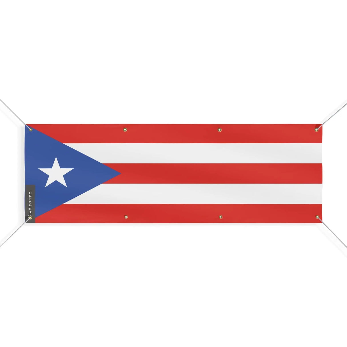 Drapeau porto rico polyester résistant aux intempéries