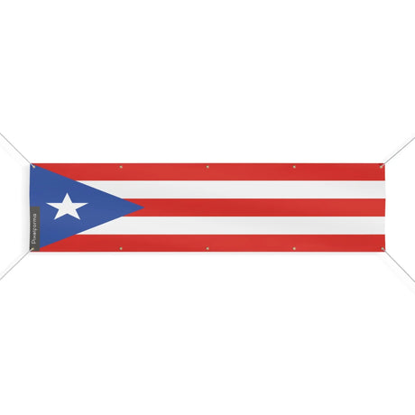 Drapeau porto rico polyester résistant aux intempéries