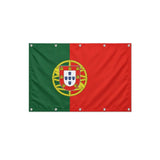 Drapeau du Portugal format S en polyester avec dix œillets