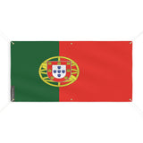 Drapeau portugal polyester résistant avec œillets renforcés