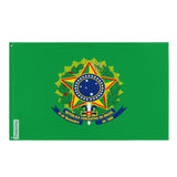 Drapeau Président du brésil en plusieurs tailles 100 % polyester Imprimer avec Double ourlet - Pixelforma 
