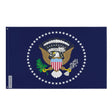 Drapeau président états-unis polyester œillets à gauche