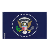 Drapeau président états-unis polyester œillets à gauche