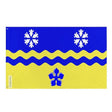 Drapeau prince george polyester résistant œillets à gauche
