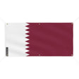 Drapeau qatar en polyester résistant avec six œillets