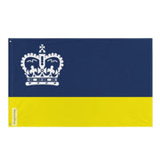 Drapeau regina polyester résistant œillets à gauche