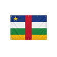 Drapeau de la République centrafricaine format S en polyester avec dix œillets