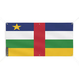 Drapeau république centrafricaine polyester résistant extérieur