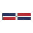 Drapeau république dominicaine polyester résistant intempéries