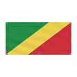 Drapeau république du congo polyester résistant 6 œillets