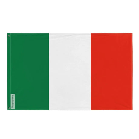 Drapeau république transpadane polyester œillets à gauche