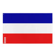 Drapeau révolutionnaire france polyester œillets à gauche