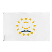 Drapeau rhode island polyester résistant avec œillets à gauche