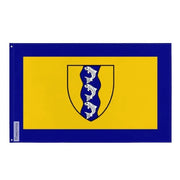 Drapeau richmond polyester résistant avec œillets à gauche