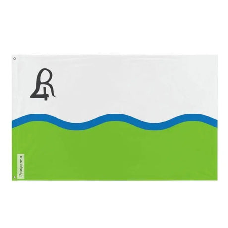 Drapeau río cuarto polyester résistant avec œillets à gauche