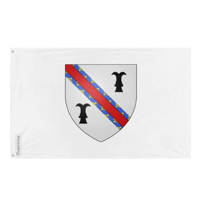 Drapeau Roberval en plusieurs tailles 100 % polyester Imprimer avec Double ourlet - Pixelforma